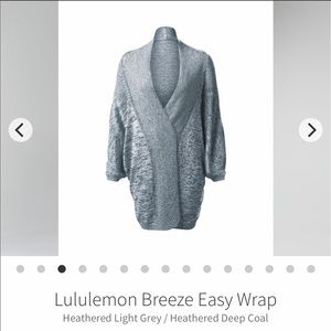 Lululemon Breezy Easy Wrap Sweater XS/S fits 2 4 6